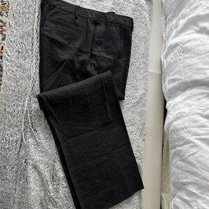 Elie Tahari Black Women's Capris wide leg
